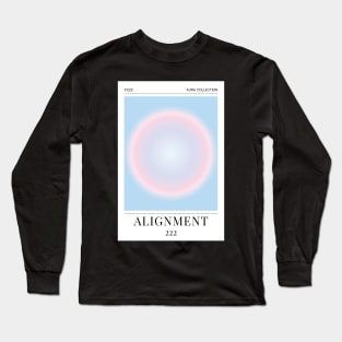 Angel Number 222 Aura Long Sleeve T-Shirt